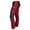 Red Full Length Pants 1, variant on safuny Casual Pants for Men High Waist Solid Color Fashion Fall Winter Long Trousers Comfy Lounge Casual Soft Loose Cozy Drawstring Elastic Waist Red XL