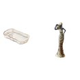 thumbnail image 1 of Bandeja De Desayuno Para Guardar Frutas Y Cosméticos Con Escultura De Mujer Tribal Africana Para Escritorio, Armario, Dormitorio, Regalo De Inauguración De La Casa., 1 of 8