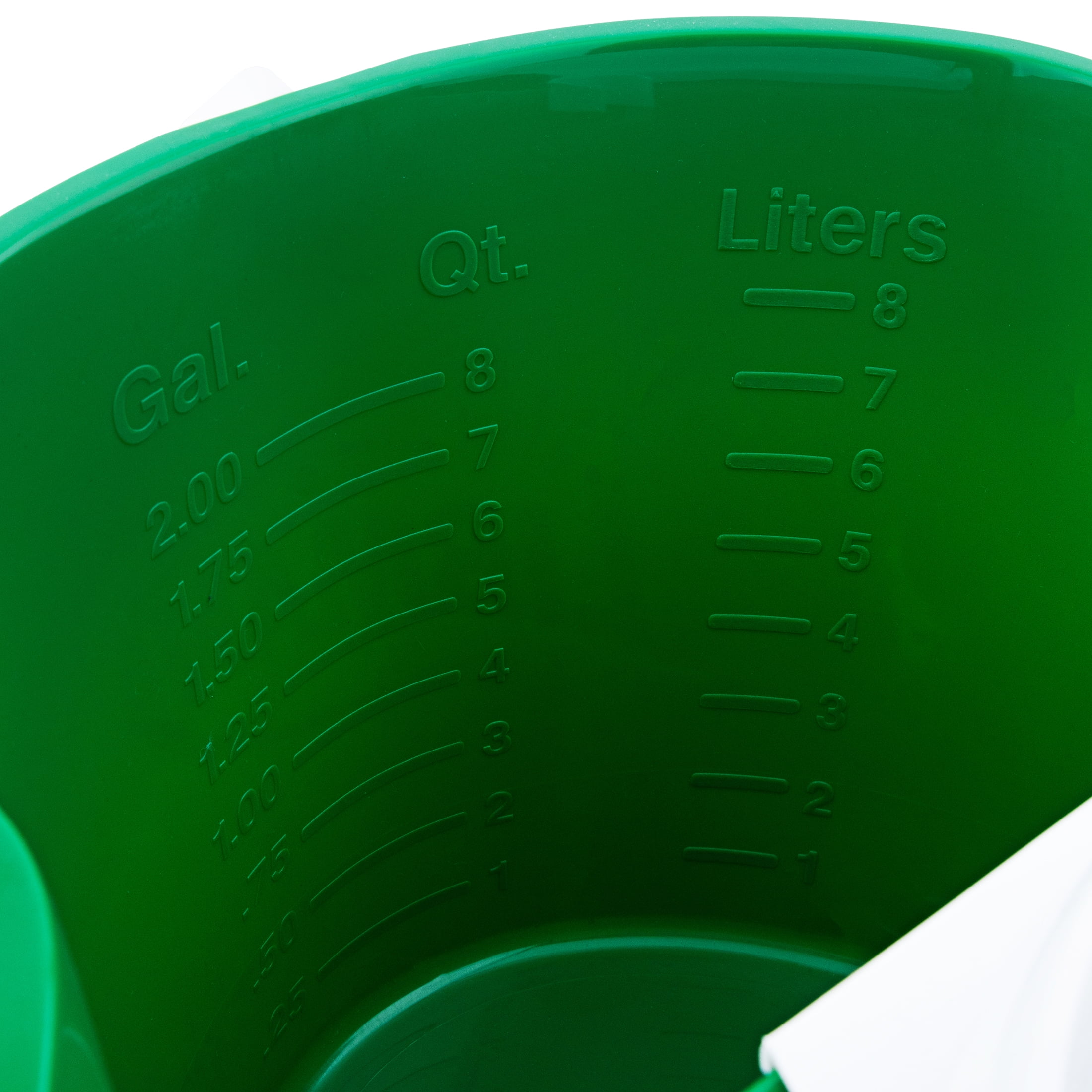 Libman 4 Gallon Bucket with Wringer, Polypropylene, Green and White, 15 in. Height