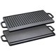 thumbnail image 1 of Sartén Plancha Plato Doble Cara Con Manijas Dobles para Filetes Pan Panqueros, 1 of 9