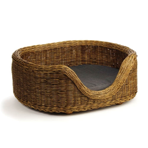 wicker dog basket pets at home