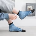 thumbnail image 2 of Pofeuu Snowflakes1 Print 30cm Socks, Adult Running Hiking Socks for Youth and Adult, 2 of 7