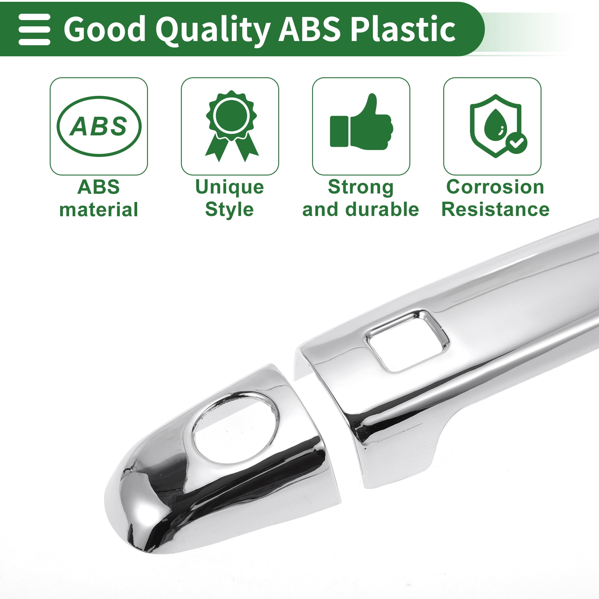 Unique Bargains Smart Car Door Handle Cover Trim for Toyota Highlander 2008-2013