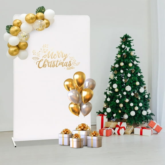 White Rectangle Wedding Backdrop Stand, Backdrop Frame, Backdrop Stand,Wedding Decoration 4.92*1.64*6.56 ft Easily DIY.
