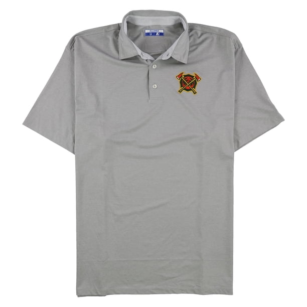 STARTER Mens Arizona Hotshots Logo Rugby Polo Shirt gray M