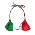 thumbnail image 2 of Italy Flag Bikini Top, 2 of 10