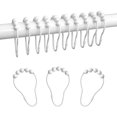 thumbnail image 1 of 12 ganchos para cortinas, perchas para cortinas, ganchos para cortinas de ducha, hebillas para colgar cortinas, cortinas de ducha, utensilios de cocina, ropa JM, 1 of 5