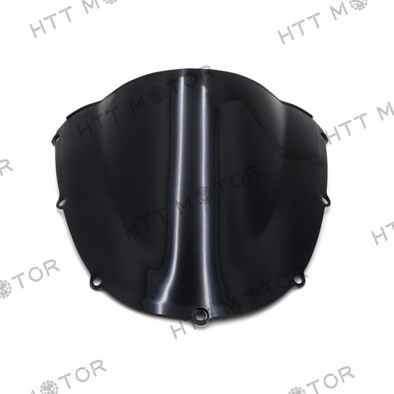 HTTMT- SMOKE BLACK DOUBLE BUBBLE WINDSCREEN WINDSHIELD FOR 2002-2003 HONDA CBR954RR