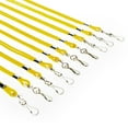 thumbnail image 3 of 25 Pack - Premium Round ID Badge Neck Lanyards for Card Holders and Name Tags - 36 in Non-Breakaway Heavy Duty Cord & Secure Metal Swivel J Hook Clip by Specialist ID (Yellow), 3 of 7