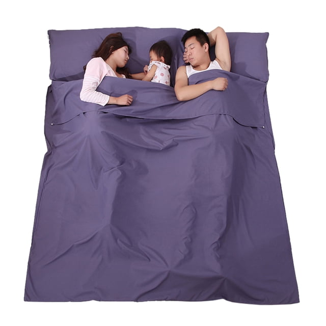 Sac Léger Doublure de Sac Camping Extérieur Hôtel Voyage Drap L-Couleur 1