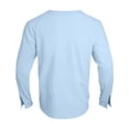 thumbnail image 7 of Xzbqbs Mens Cotton Linen Shirts Casual Slim Fit Button Pullover Tops Fashion Lightweight Solid Color Crew Neck Shirts for Men, 7 of 7