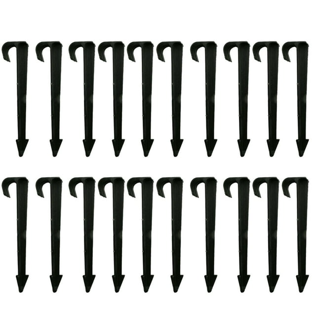 20Pcs Irrigation Tubing HoldDown Anchor Stakes, Drip Hose Ground