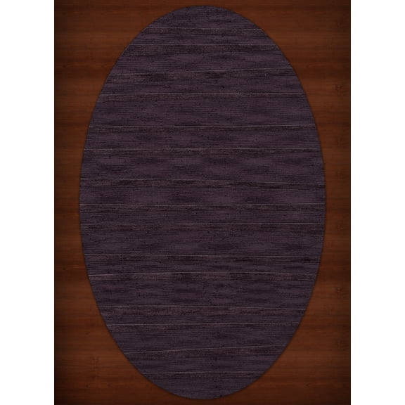 Dalyn Dover Area Rug DV16 Dv16 Grape Ice Stripes Lines 4' x 6' Oval