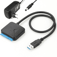 thumbnail image 1 of cable de disco duro usb3.0 a sata + fuente de alimentación europea Adepaton 2035545-2, 1 of 9