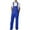 Blue, variant on Men's Bib Overalls Adjustable Straps Straight Leg Jumpsuit Stylish Loose Casual Workwear With Multi Pockets (3XL, Green)