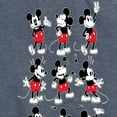 thumbnail image 3 of Mickey & Friends - Mickey Poses Grid - Women's Short Sleeve Graphic T-Shirt, 3 of 5