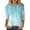 Light Blue, variant on Tops for Women Trendy Ladies Summer T Shirts Girls Blouse Womens Winter Fashion Tops Ladies Dress Blouses Fitted Baseball Tees Women Summer Blouse Lightweight Silk Button down Shirts Crazy Navy 2XL