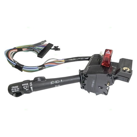 Chevy S10 Blazer Pickup - Turn Signal Switch Cruise Wiper Dimmer Hazard Warning Lever Replacement for Envoy Jimmy Blazer Bravada S10 Hombre Sonoma Pickup 26100838