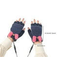 thumbnail image 3 of Fjofpr Heated Gloves for Women Cold Weather Winter Gloves Women Heated Smart USB Rechargeable Winter Cold Protection Warmth Heating Ears Gloves Washable Warm Hand Treasure, 3 of 6