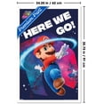 thumbnail image 3 of Nintendo The Super Mario Galaxy Movie (2026) - Mario Here We Go! Wall Poster, 22.375" x 34" Framed, 3 of 5
