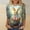 #0102-Blue, variant on Fashion Printed Crewneck Tops for Women, Casual Dolman Sleeve Blouses with Easter Themed Pattern, Breezy 3/4 Length Tees, Versatile Shirts for Spring or Holiday Wear Gift