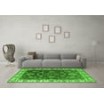 thumbnail image 3 of Ahgly Company Indoor Square Oriental Green Industrial Area Rugs, 3' Square, 3 of 4
