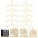 thumbnail image 5 of Perchas de ropa de PET 10pcs Set Ropa para perros Perchas Perchas de plástico Perchas Perchas, 5 of 7