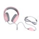 thumbnail image 3 of Auriculares para juegos con sonido 7.1, luz RGB, 50 mm, USB, graves potentes, auriculares con cable para ordenador en casa, color rosa, 3 of 15