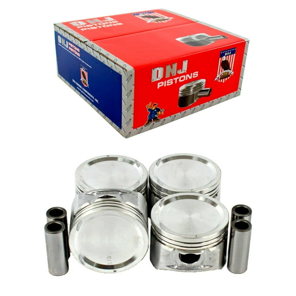 DNJ P407 Standard Complete Piston Set Fits Cars & Trucks 01-02 Kia Rio 1.5L L4 DOHC 16v