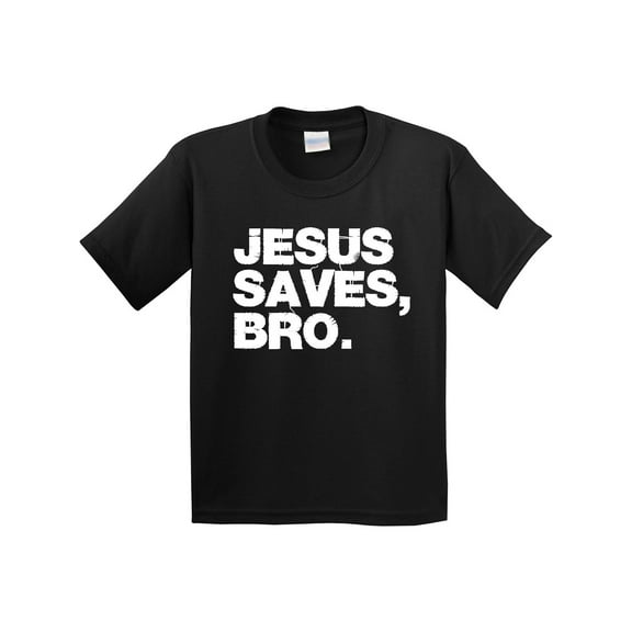 Inktastic Jesus Saves, Bro. Youth T-Shirt