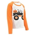 thumbnail image 5 of Boys Halloween Pumpkin Ghost Monster Truck Tshirt (3Y, Orange), 5 of 5