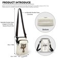 thumbnail image 6 of HELLHERO Polyester Crossbody Bags with Zipper Closed Cross Body Purse for Outdoor Holiday Travel(Cat Pattern), 6 of 7