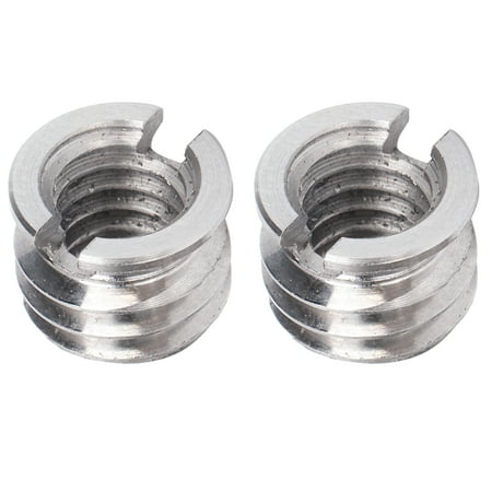 

LS0011 2Pcs 1/4 in to 3/8 in Conversion Screw Iron Material for Tripod Ball Head Photographic Equipment