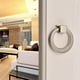 thumbnail image 4 of Tirador circular para puerta de gabinete con forma de anillo cepillado, 4 of 5