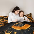 thumbnail image 5 of Castle Fairy Kids Teens Abstract Snake Twin Comforter Sets,Starry Sky Bedding Set, 5 of 8