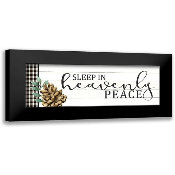 Allen, Kimberly 14x7 Black Modern Framed Museum Art Print Titled - Sleep in Heavenly Peace