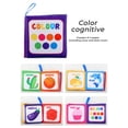 thumbnail image 1 of Interactive Sensory Cloth Book with Educational Animal Traffic Fruit and Designs for Early Learning Development, 1 of 4