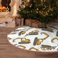thumbnail image 5 of Sikiie Funny Excavator Nativity Christmas Tree Skirt, Jesus Christian Winter Holiday Tree Mat Decoration(30-48IN)48", 5 of 6