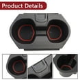 thumbnail image 6 of KY Cup Holder Insert Accessories for Honda Civic 2016-2021 Sport Hatchback Coupe Sedan Insight,Center Console Drink Bottle Cup Holder Adapter Replace 83446-TBA-A01ZA (Black), 6 of 7