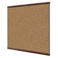 thumbnail image 4 of Quartet Prestige 2 Magnetic Cork Bulletin Board, 4' x 3', Mahogany Finish Aluminum Frame, 4 of 4