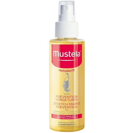 Mustela Maternity Stretch Marks Prevention Oil, Pregnancy Skin Care Oil, with Natural Avocado Oil, 3.54 (Best Skincare For Pregnancy Stretch Marks)