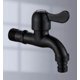 thumbnail image 5 of Grifo negro silencioso de acero inoxidable, grifo para lavadora, baño, balcón, fregadero, grifo negro Rojo Verde, 5 of 5