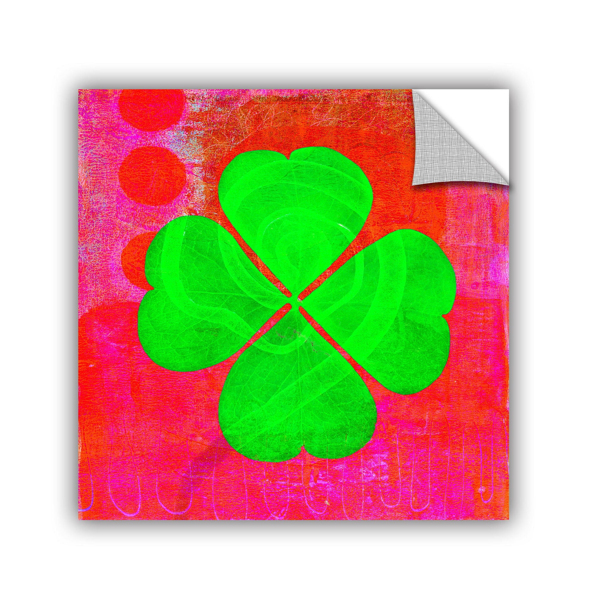 ArtWall Elena Ray "Shamrock" Art Appeals Removable Wall Art