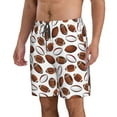 thumbnail image 2 of Honeii Shorts Décontractés pour Hommes avec Cordon de Serrage, Maillots de Bain Séchage Rapide Shorts de Plage - Grand, 2 of 6