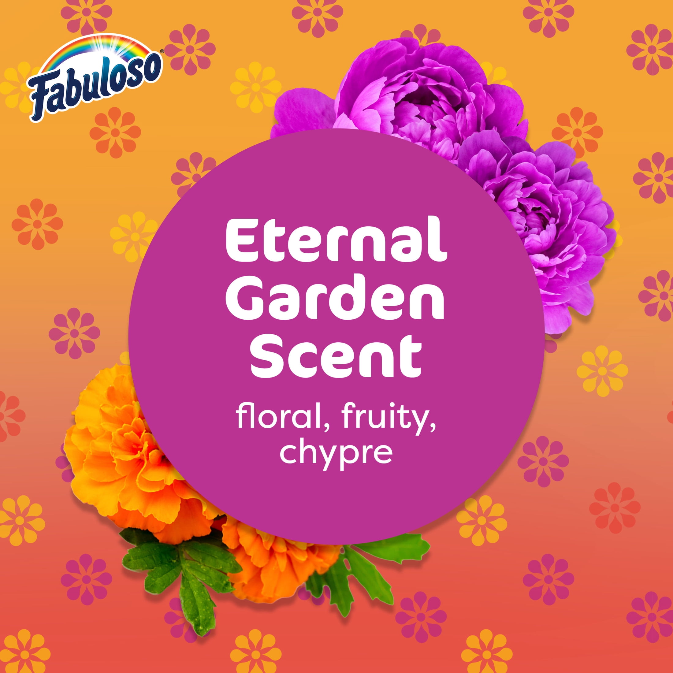 Fabuloso 2X Limited Edition Dia de los Muertos Multi-Purpose Cleaner, Garden Scent, 33.8 fl oz