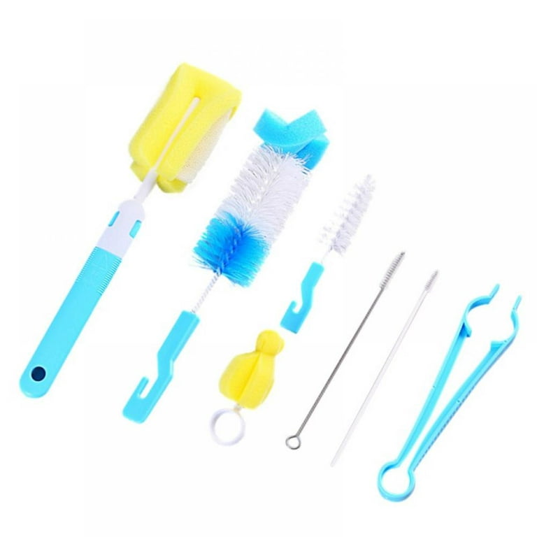 4pcs Cup Brush,Milk Bottle Brush,Straw Cup Brush,Milk Bottle Nipple  Cleaning Brush,Long Handle Thin Brush