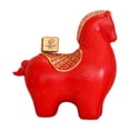thumbnail image 2 of Figura de caballo Feng Shui Decoración Souvenir moderno Adorno de escritorio coleccionable para con XI Word, 2 of 9