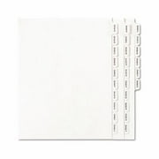 5PK Avery Legal Index Dividers, 26-Tab, Exhibit A-Z, Letter, 26 Dividers