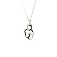 thumbnail image 3 of Fun & Inexpensive Bear Diamond Necklace in Sterling Silver, 3 of 6