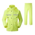 thumbnail image 2 of S LUKKC LUKKC Rain Suit for Women And Men Casual Long Sleeve Waterproof Heavy Duty Rain Gear Outdoor All-Sport Work Fishing Jacket & Trouser Raincoats, 2 of 7